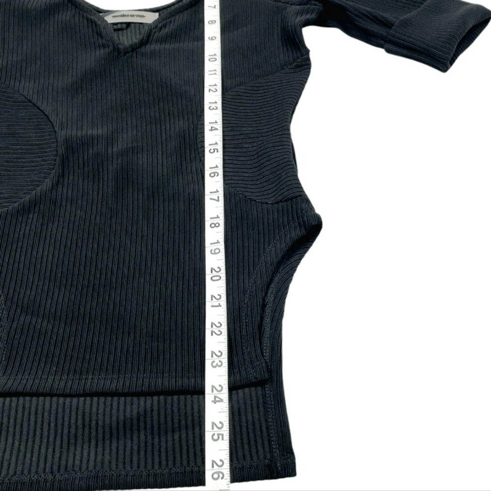 Manière De Voir Ribbed-knit Top Size 6 NWT - Picture 8 of 9